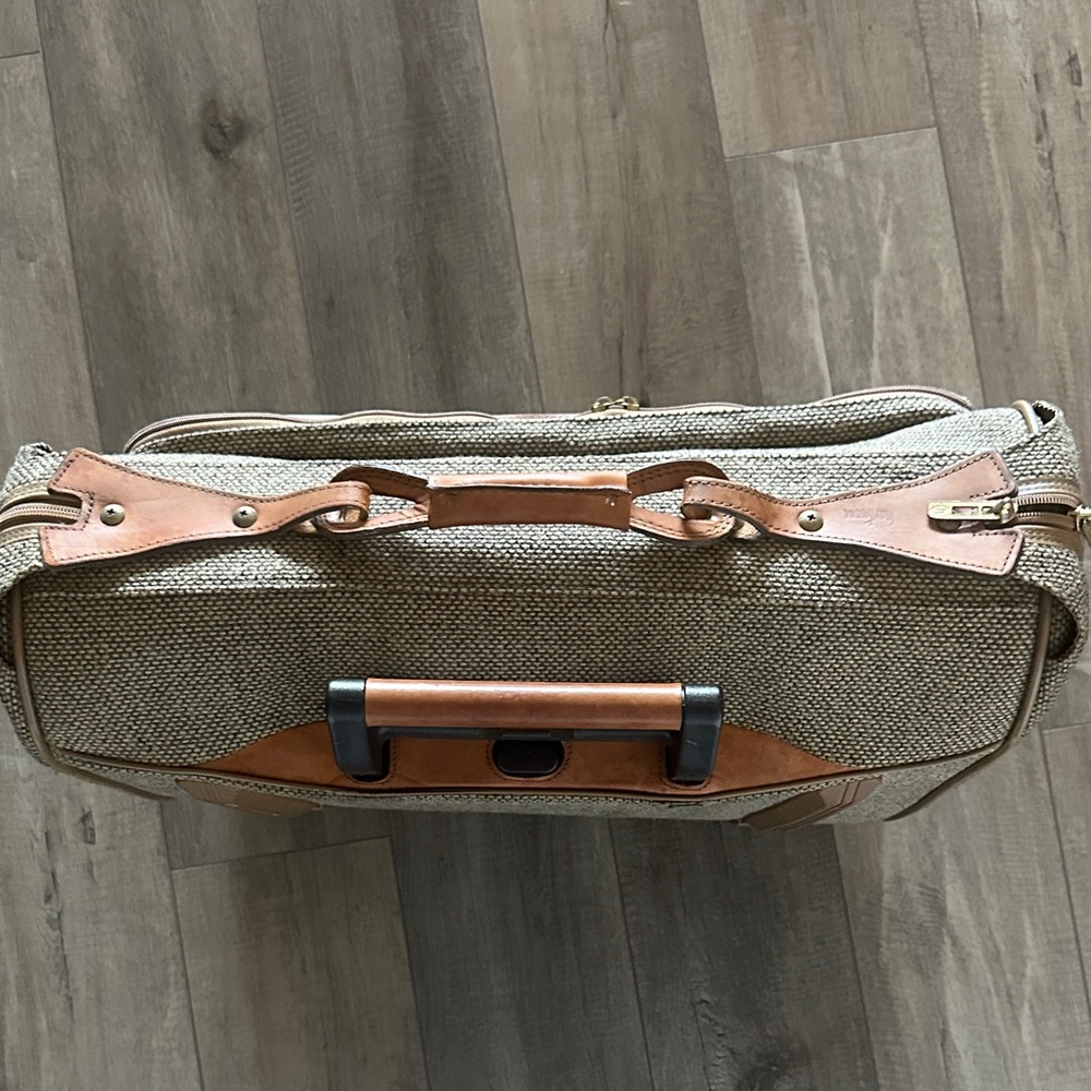 Vintage Hartmann Rolling Garment Bag with Leather Trim - Picture 6 of 6